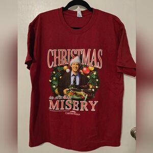 Gildan Maroon Cotton T-Shirt